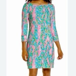 Lilly Pulitzer Multicolor Tropical Pattern Dress